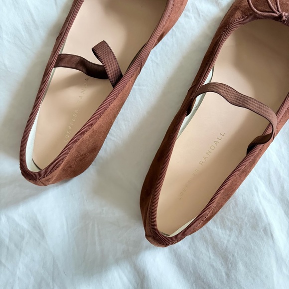 Loeffler Randall // NEW Leonie Espresso Suede Ballet Flat - Picture 7 of 9